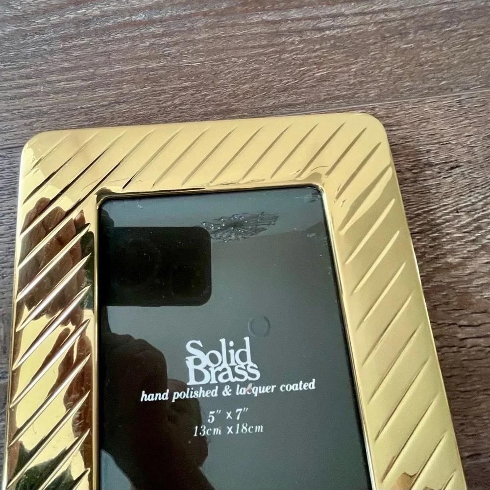 Solid Brass Picture Frame